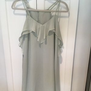 BCBGeneration light green flows sundress